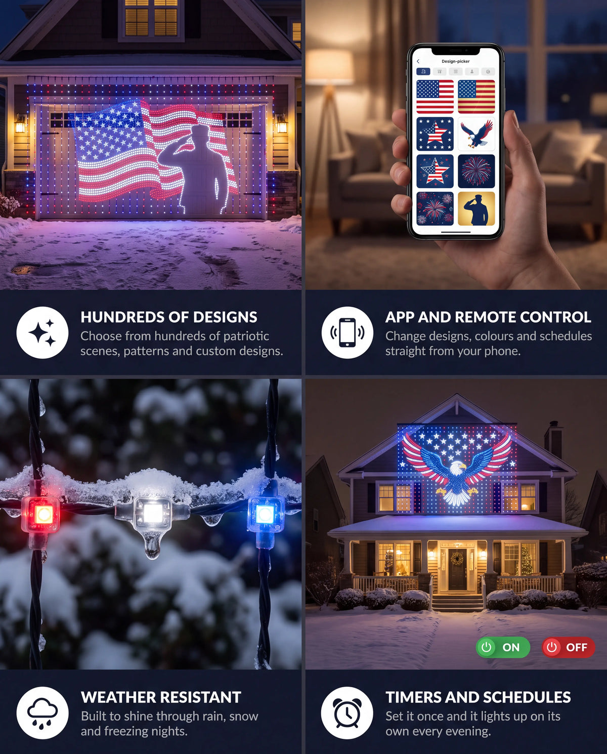 GlowPane Animated LED Pixel Lights